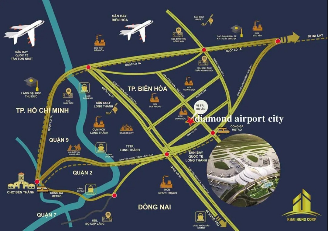 Diamond Airport City 3 - Dự Án Diamond Airport City Long Thành
