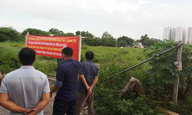 Thành phố Hồ Chí Minh: Cảnh báo tình trạng phân lô, bán nền tại khu đất quy hoạch đường xe lửa
