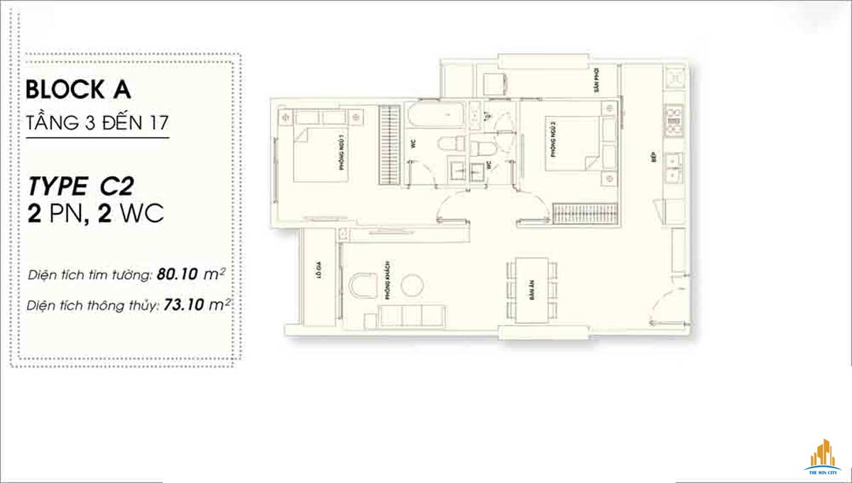 can ho 2 pn the win city