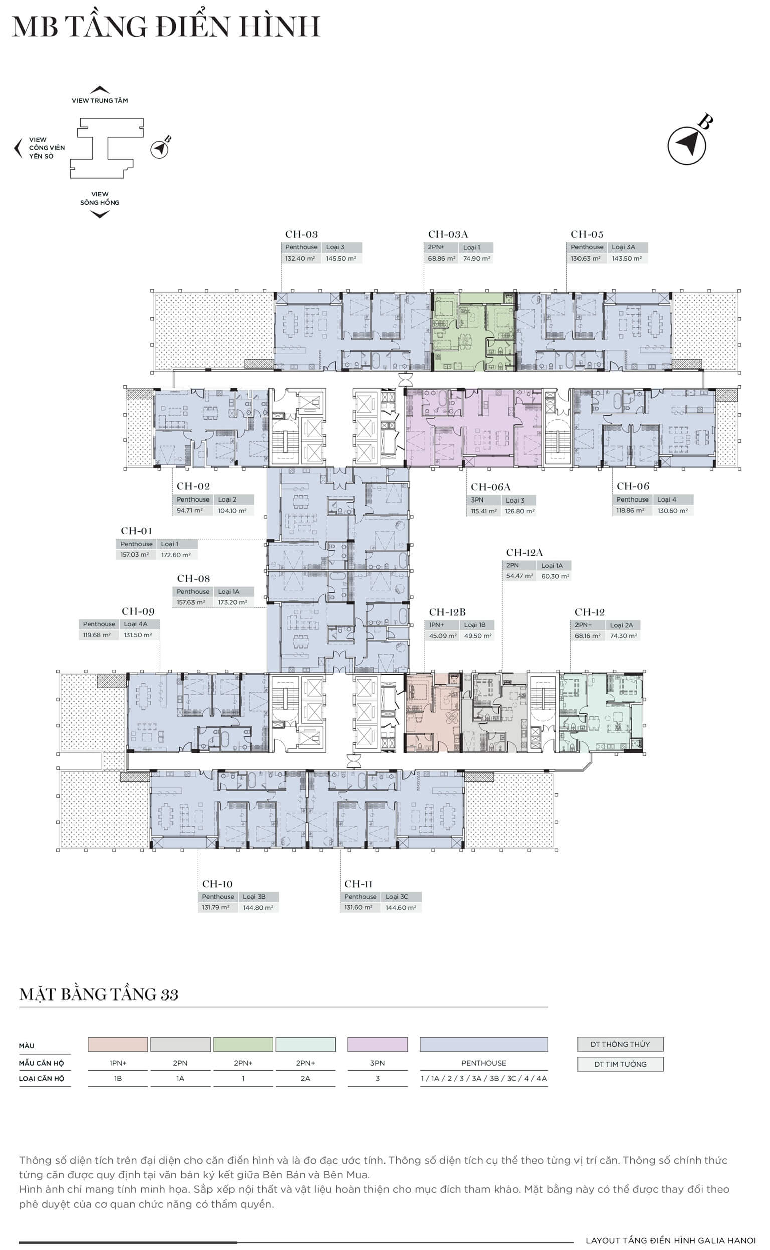 mat bang tang 33 can ho galia hanoi