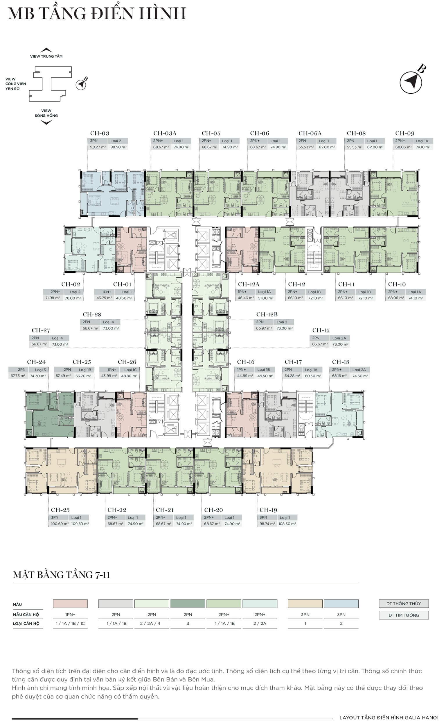 mat bang tang 7 11 can ho galia hanoi