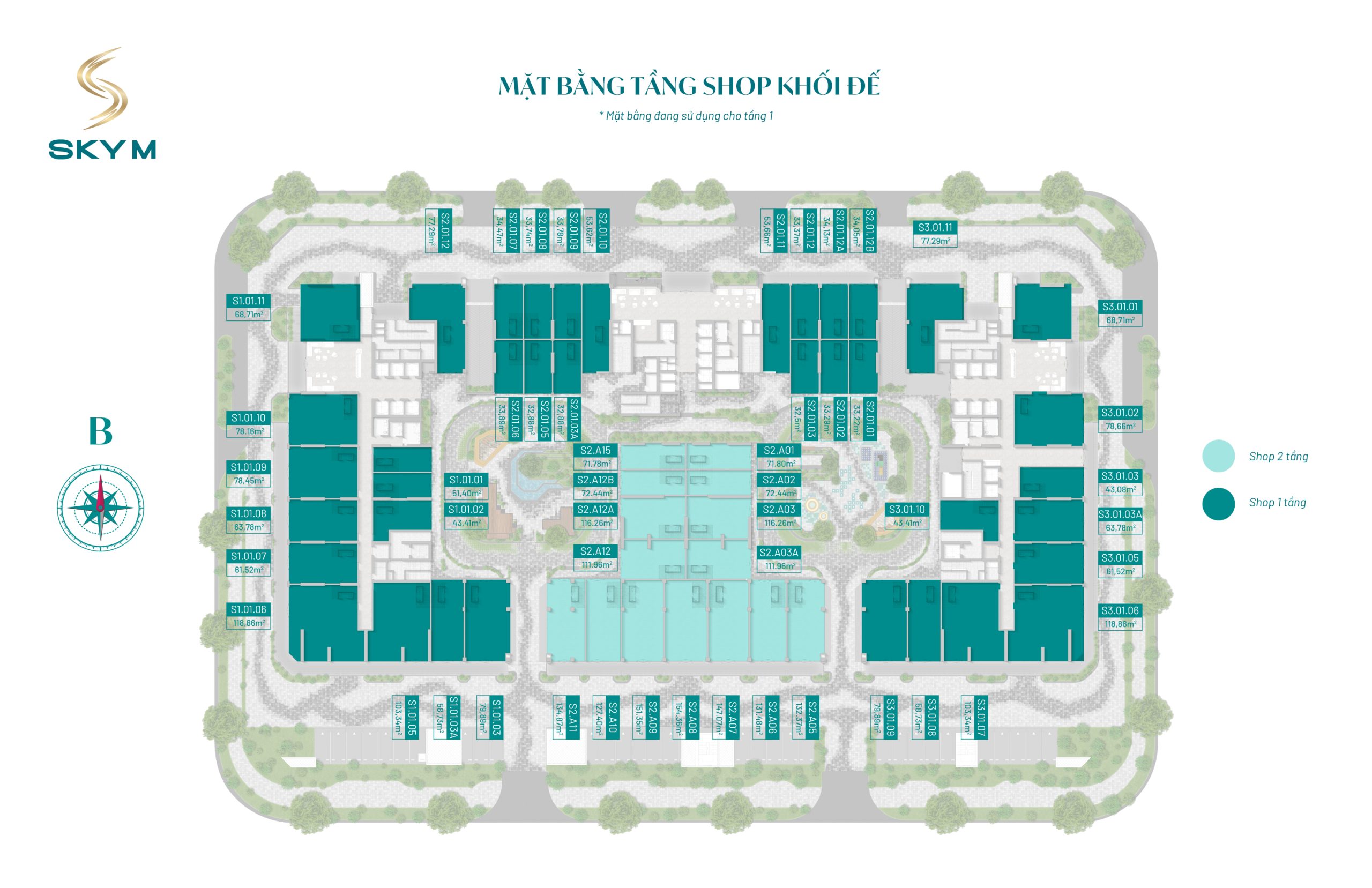 mat bang tang khoi de thiuong mai sky m ha long marina