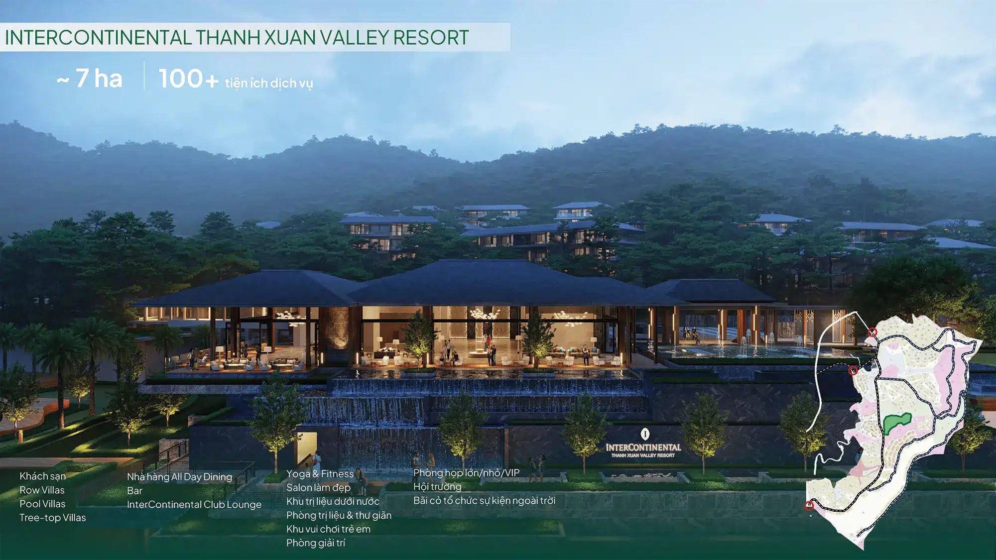 phan khu intercontinental thanh xuan valley resort