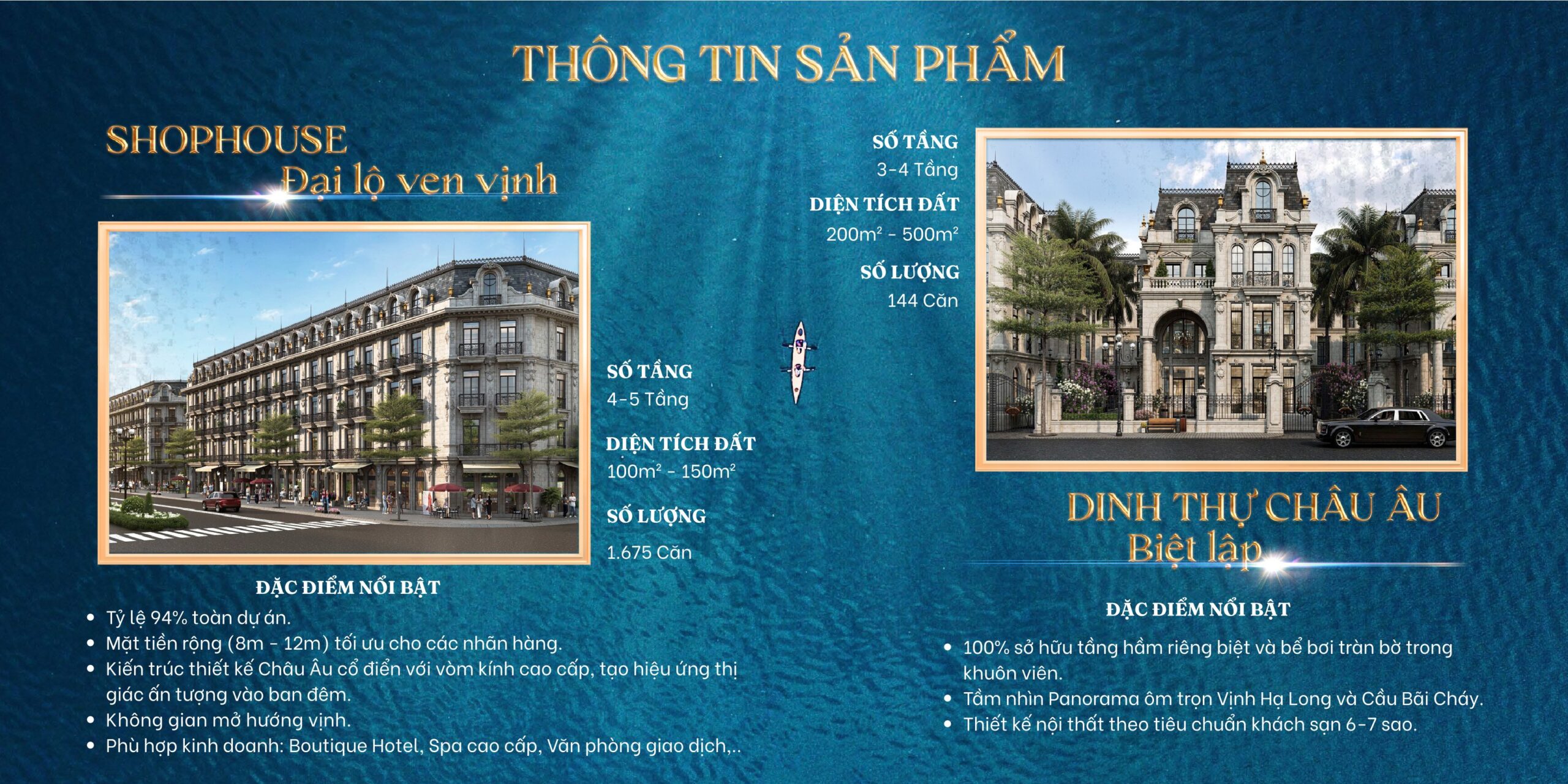 loai hinh san pham tai noble palace ha long