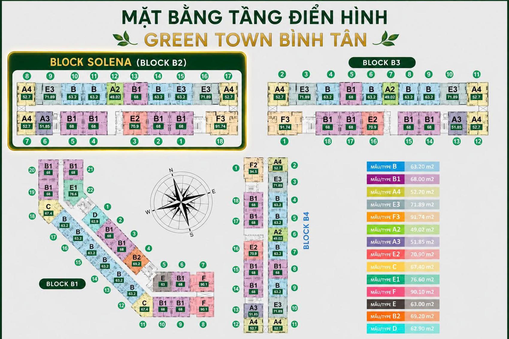 mat bang tong the solena green town binh tan