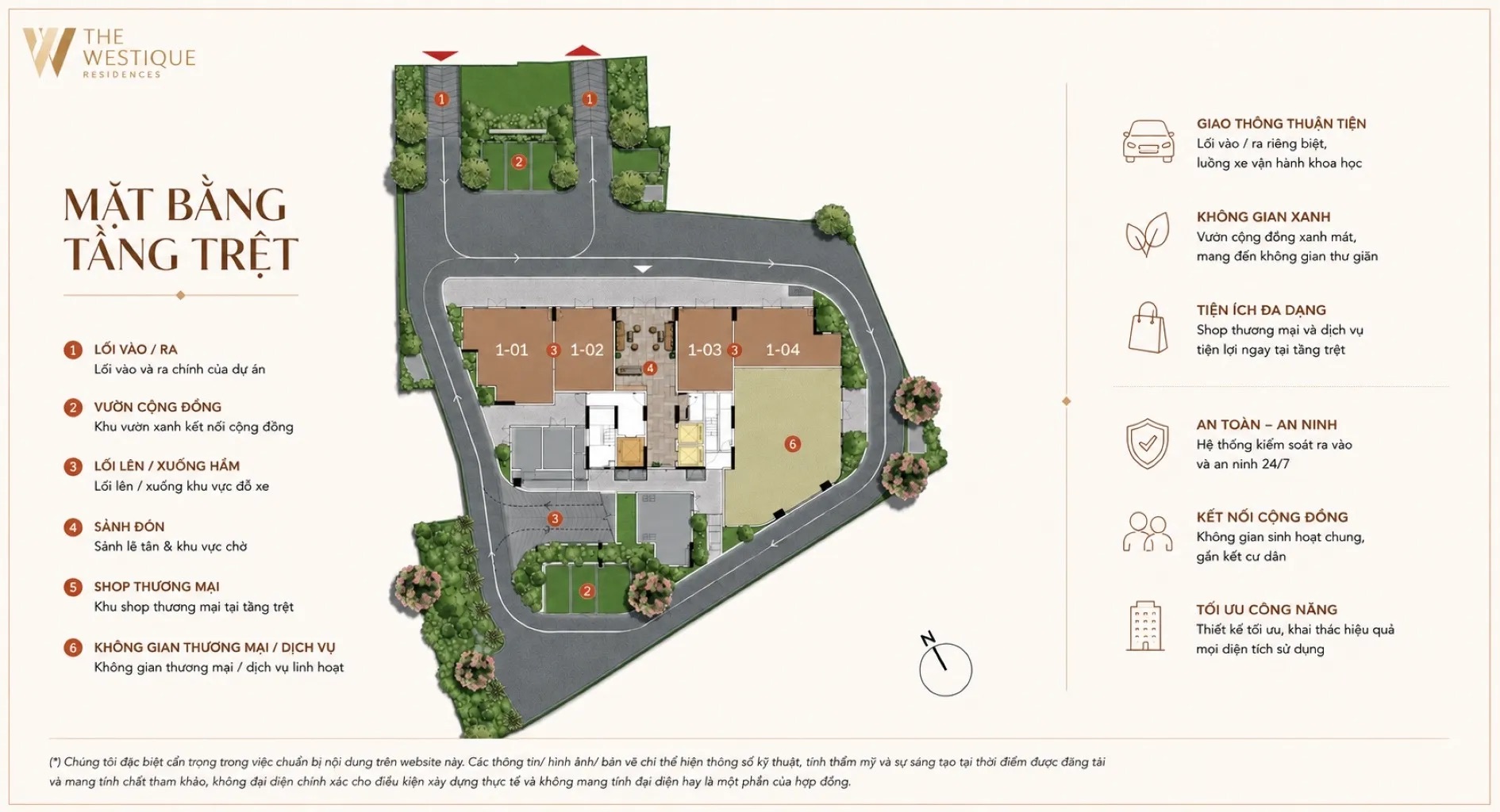 mat bang tang triet the westique residences