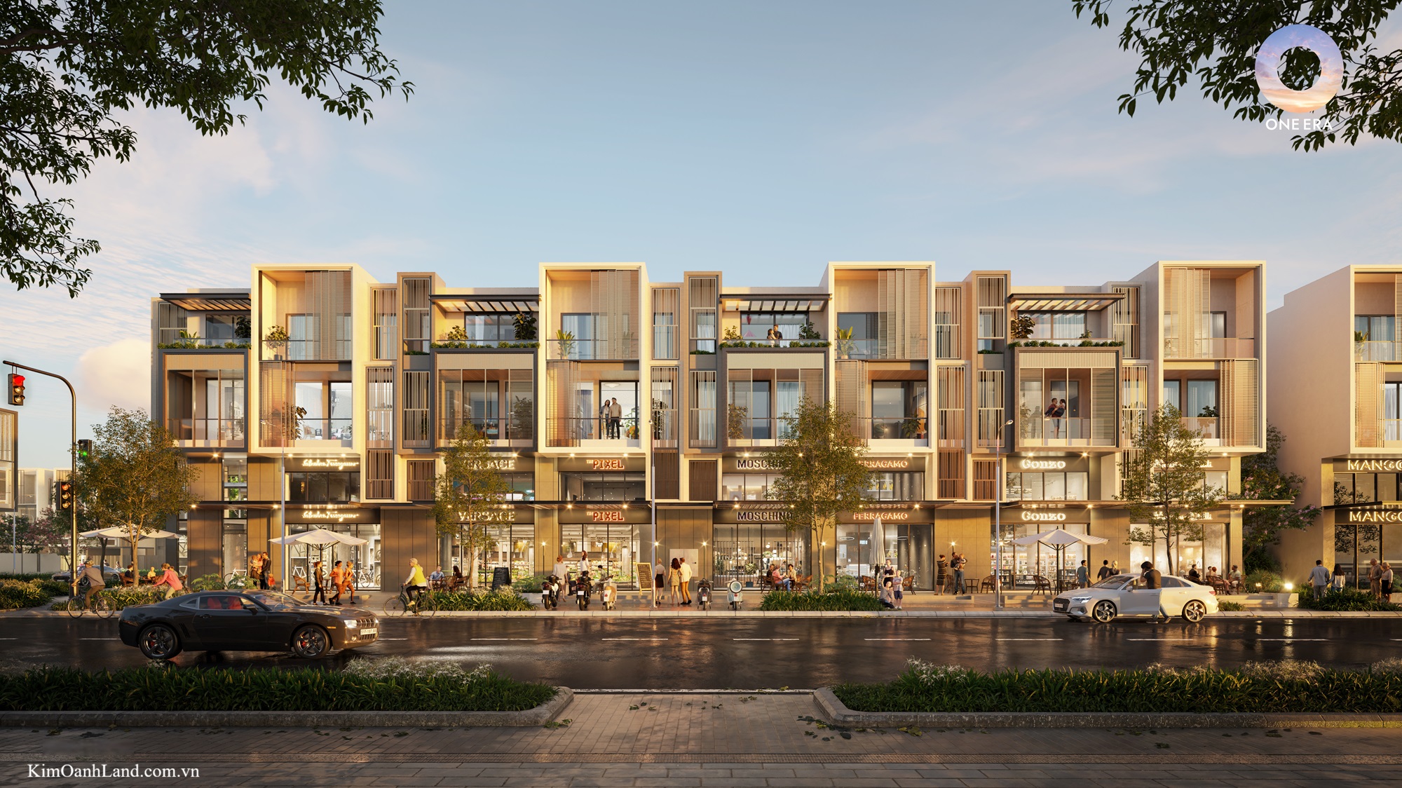 Nhà phố shophouse phân khu NIZI One Era