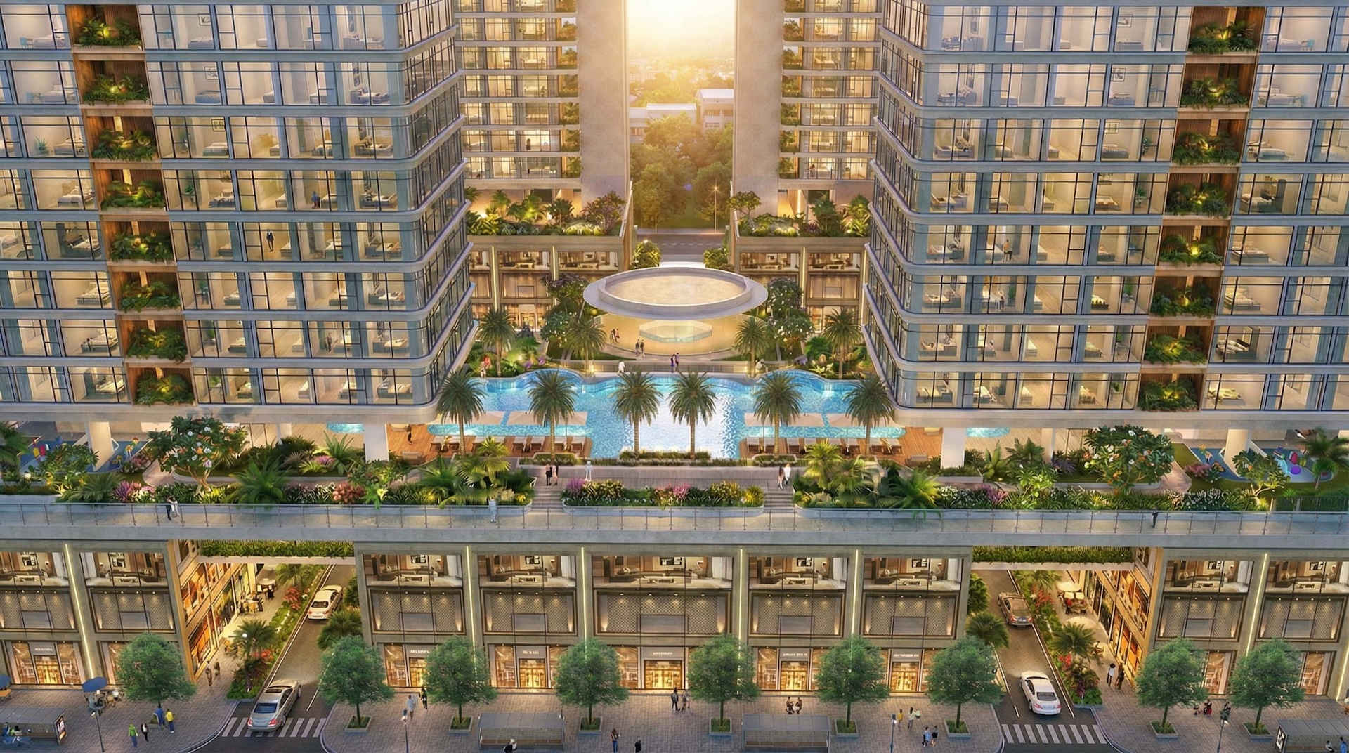 tien ich sarene residence commercial complex